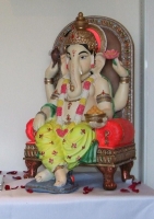 Large colourful Ganesh Murti (HIRE ONLY)