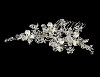 Crystal Couture Versatile Silver Comb 